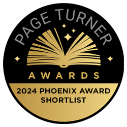 Page Turner badge for the 2024 Phoenix Award Longlist